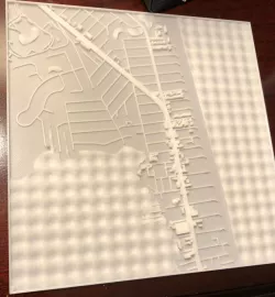 Dewey Beach Tactile Map