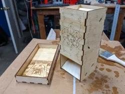 Dice Tower and Tray - 3mm laser cut