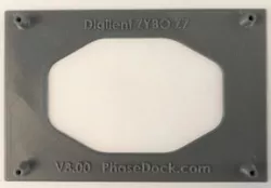 Digilent Zybo FPGA Mounting Plate (Slide adapter)