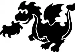 Dragon Stencil 6