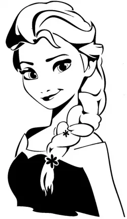 Elsa stencil 4