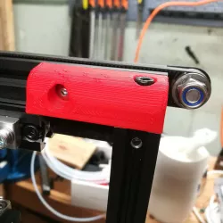 Ender 5 Plus End Cover for used with crossbar relocator