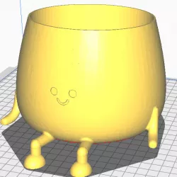 Fat happy sitting pot (corner)
