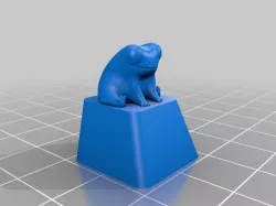 Fred the Frog but he is a Cherry-MX keycap