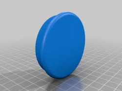 Glass table hole cover