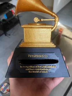 Grammy Music Award statuette
