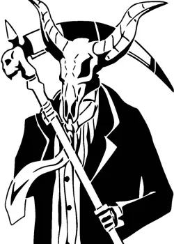 Grim Reaper stencil 15