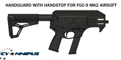 Handguard with handstop for fgc-9 airsoft blaster