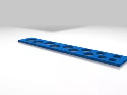 Hole ruler