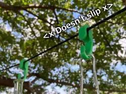 Hook and Ring for Paracord Clothesline