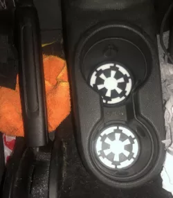 Jeep Wrangler JK Star Wars Imperial Cog Cup Holder Coasters
