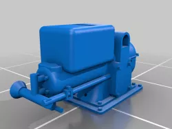 John Deere Type E Hit & Miss Engine Scaled to 1/48 scale