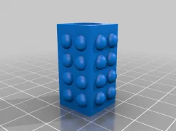 jumbo texture beads