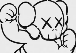 Kaws stencil