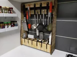 Laser Cut Utensil Stand