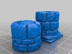 LED Dungeon Stone Pillars (OpenForge)