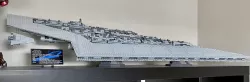 Lego Star Wars Executor Super Star Destroyer Stands 45 Deg angle