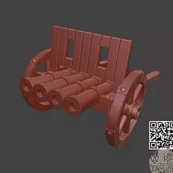 Medieval Organ Gun / Ribauldequin