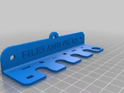 Metal files, and pick wall mount holster