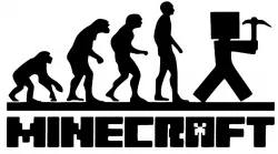 Minecraft Evolution stencil