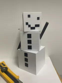 Minecraft Large Scale Snowman