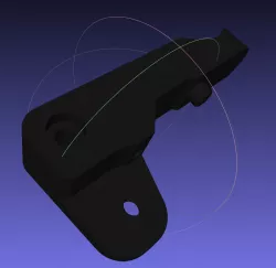 Modified Creality Stock Extruder Arm - Optimized for printing
