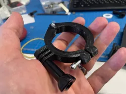 Motorcycle fork GoPro mount (48mm dia)