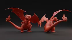 Nightmare Charizard, printable Pokémon 