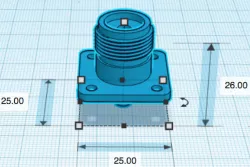 PL-239 socket for panel mount