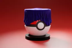 Pokeball and pokeball stand