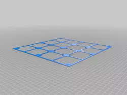 Raise3D Pro2 Bed Level Testgrid