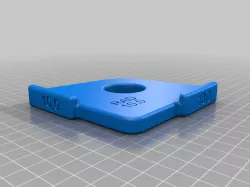 Router template for corner radius