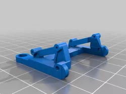SCX24 front body mount for a furitek Motor set up / Carisma Shocks and others