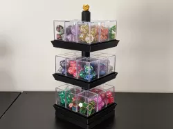 Spinning Dice Box Holder