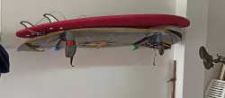 Surfboard wall mount