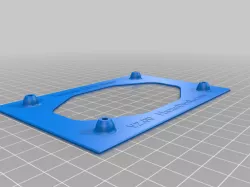Terasic DE10-Nano FPGA board Mounting Plate (Slide adapter) 