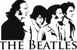 The Beatles stencil