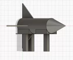 Toy Desk Rocket