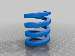 Trimmer head spring