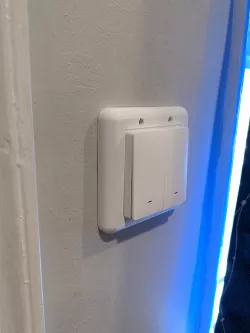 Wall light switch cover for ZigBee switches