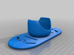 Wider slotted Handy Holder with thumb nubs