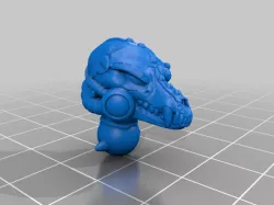 Wolf Skull Helm Head