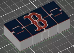 Yet Another Fidget Infinity Cube v2 - Red Sox Edition