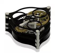 100% 3d printed Tourbillon (possible to make it a flying tourbillon)