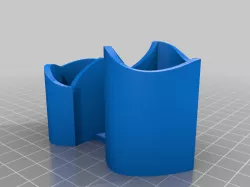 2 squares into 2 intersecting cylinders