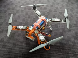 3D printable drone frame