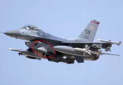 AN/ASQ-213 HARM missile targeting pod (for eflite 80mm RC F-16 jet)