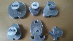Animal Foot Print Stamps