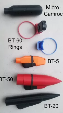 Astrocam / Thumbdrive Camera nose cones