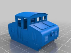 Battery Electric Shunting Tractor - Hornby Ruston 48DS Chassis